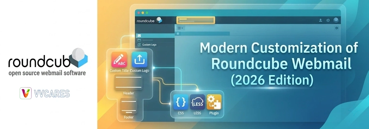 HOW TO CHANGE ROUNDCUBE WEBMAIL TITLE, CHANGE LOGO-HEADER-FOOTER